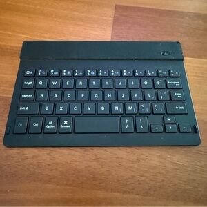 K2K Wireless Bluetooth Keyboard Mini Small Tablet Black Travel Portable Recharge